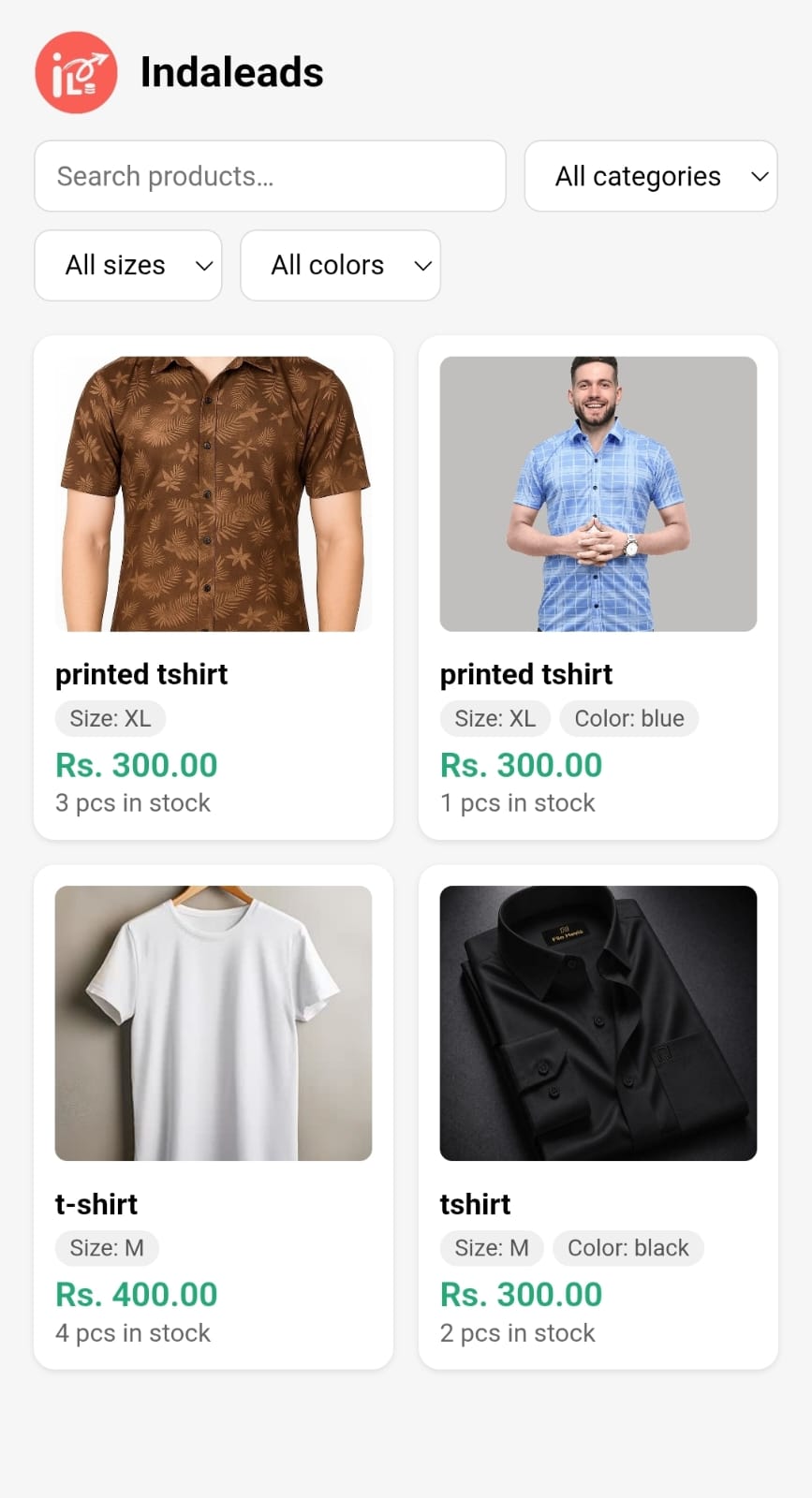 WhatsApp product catalog